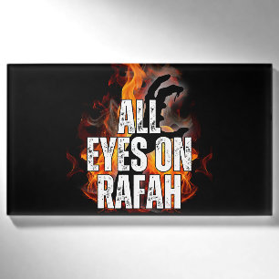 ALL EYES ON RAFAH - Rafah Gaza Palestine massacre Name Tag
