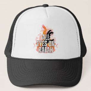 ALL EYES ON RAFAH - Rafah Gaza Palestine massacre  Trucker Hat