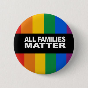 All families matter Bumper Sticker 6 Cm Round Badge