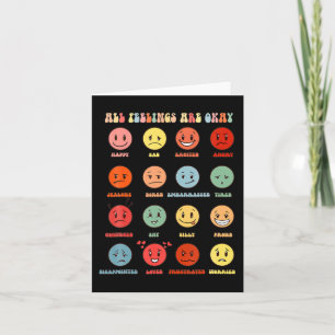 All Feeling Are Okay Mental Health Matters Card