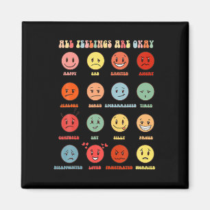 All Feeling Are Okay Mental Health Problems Magnet