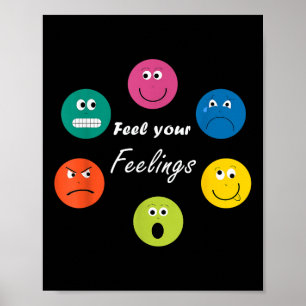 All Feelings Are Okay Mental Health Awareness Mont Poster