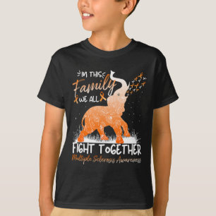 All Fight Together Multiple Sclerosis Awareness Ms T-Shirt