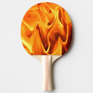 All FIRED UP Ping Pong Paddle