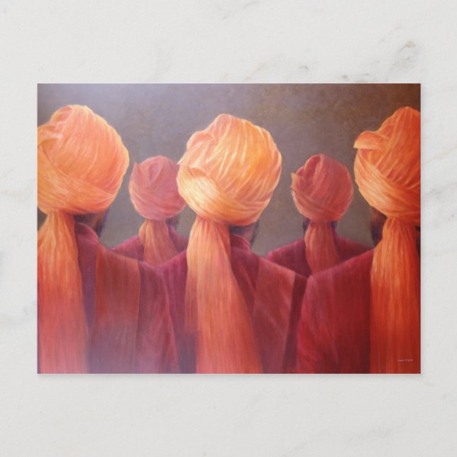 All Five Heads Postcard (Front)