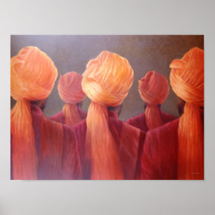 All Five Heads Poster