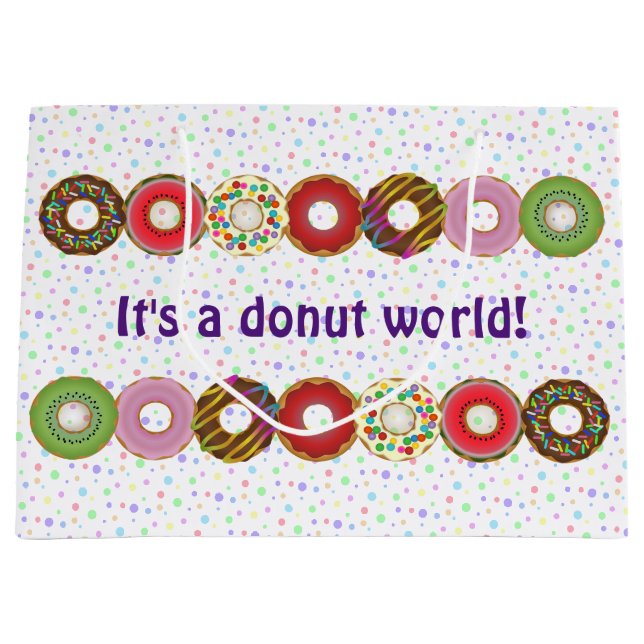 all flavour doughnuts gift bag (Front)
