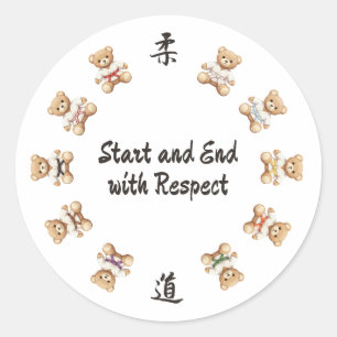 【all】For all judo lovers, young and old. Classic Round Sticker