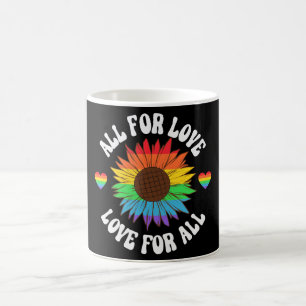 All For Love Love For All Gay Pride Month Coffee Mug