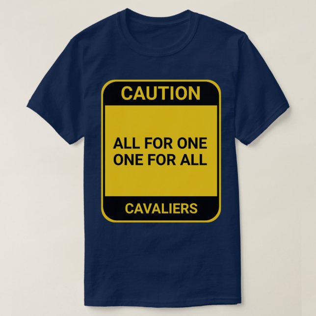 ALL FOR ONE ONE FOR ALL T-Shirt (Design Front)
