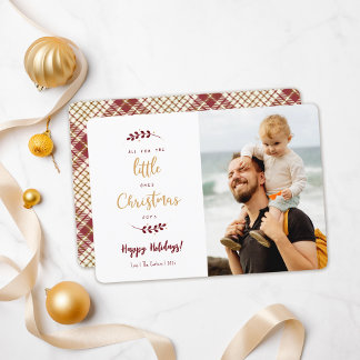 All For The Little Ones Kids Chirstmas Photo Card