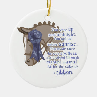 All For The Ribbon Ceramic Tree Decoration