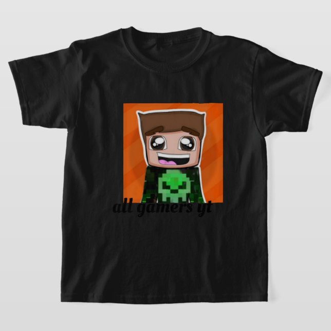 all gamers yt shirt (Laydown)