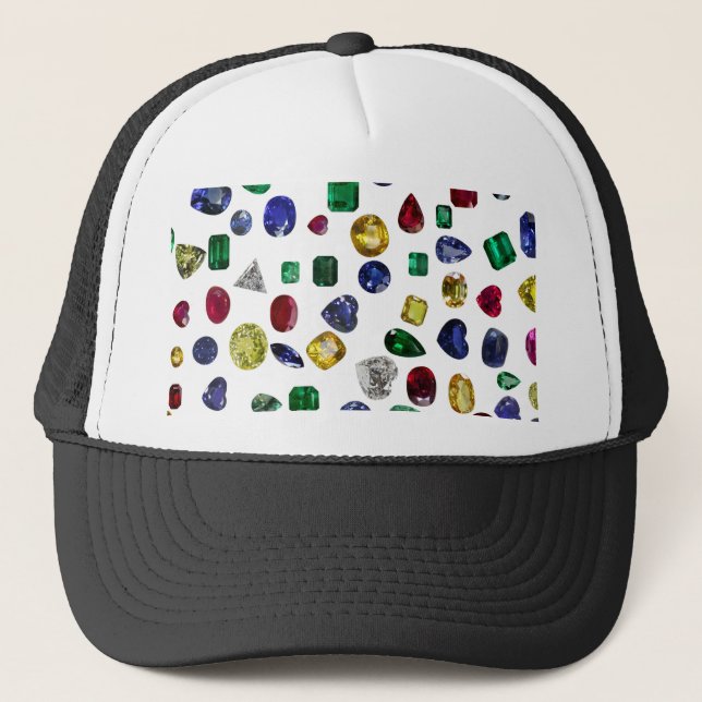 All Gemstones Colorful Trucker Hat (Front)