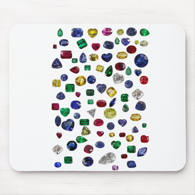 All Gemstones Colourful Mouse Pad (Front)