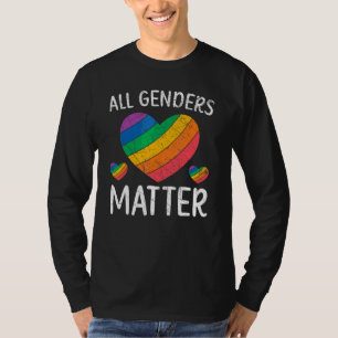 All Genders Matter Lgbtq Gender Equality Pride Par T-Shirt