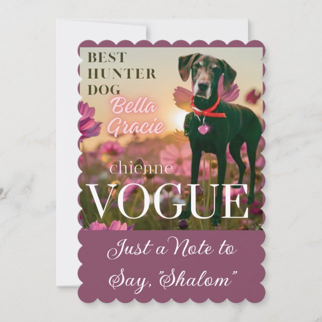 All German Short Haired Pointer lovers card (Front)