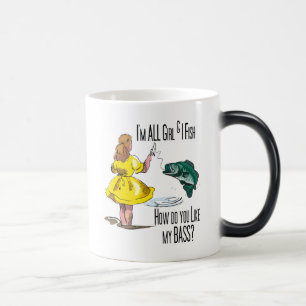 All Girl Fishing Shirts Magic Mug