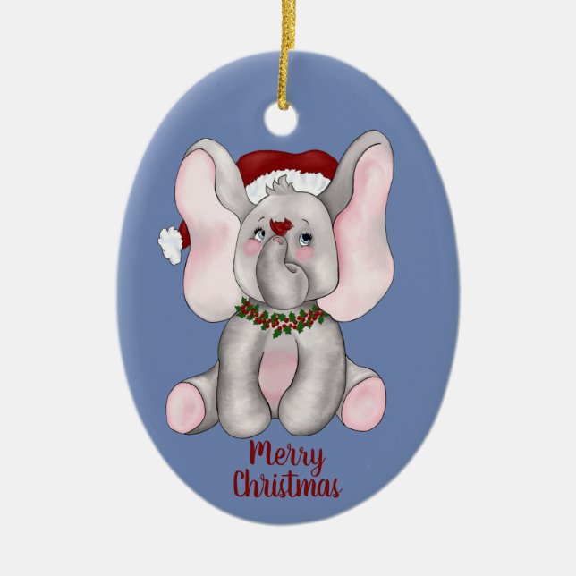 All God's Creatures Ceramic Tree Decoration (Front)