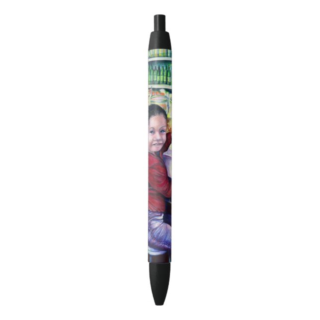 All Good Girls Get Ice Cream Black Ink Pen (Front Vertical)