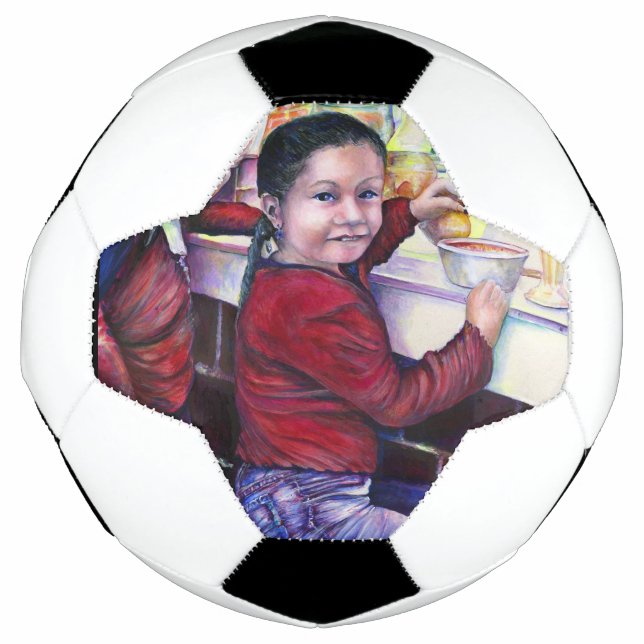 All Good Girls Get Ice Cream Soccer Ball (Front)