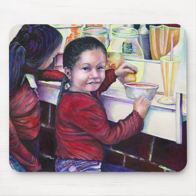 All Good little Girls get Ice Cream, Mexico Mouse Pad (Front)