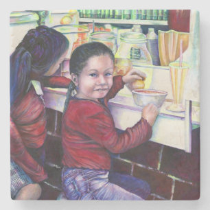 All Good little Girls get Ice Cream, Mexico Stone Coaster