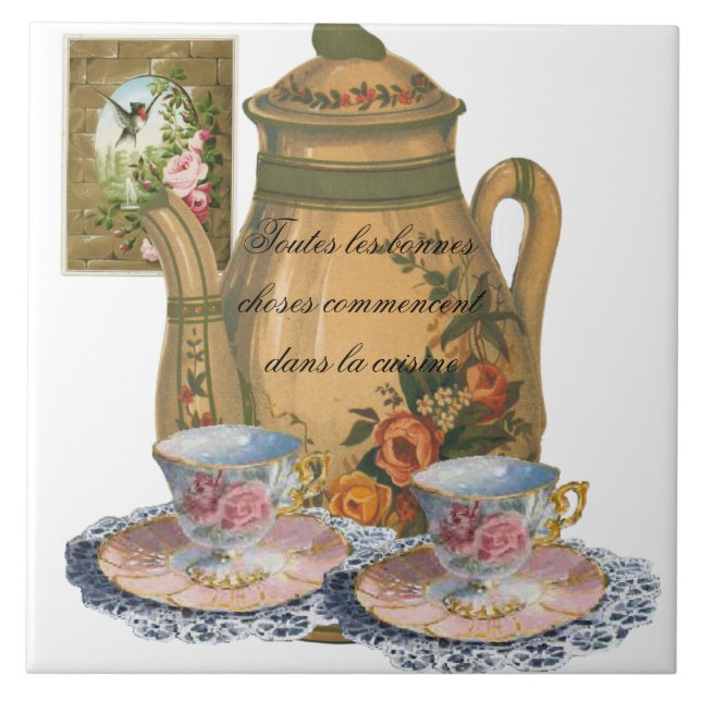 All good things begin in the kitchen tile (Front)