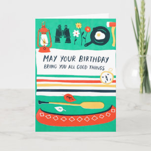 All Good Things Birthday Letterpress Card