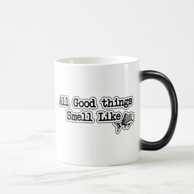All Good things Smell Like Fish Funny Fishing Magic Mug (Right)