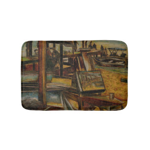 All Great Paintings Start with One Brush Stoke Bath Mat