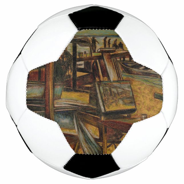 All Great Paintings Start with One Brush Stoke Soccer Ball (Front)