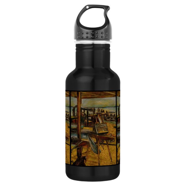 All Great Paintings Starts with One Brush Stoke 532 Ml Water Bottle (Front)