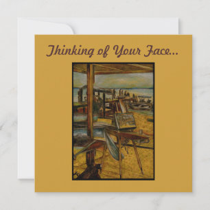 All Great Paintings Starts with One Brush Stoke Card