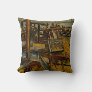 All Great Paintings Starts with One Brush Stoke Cushion