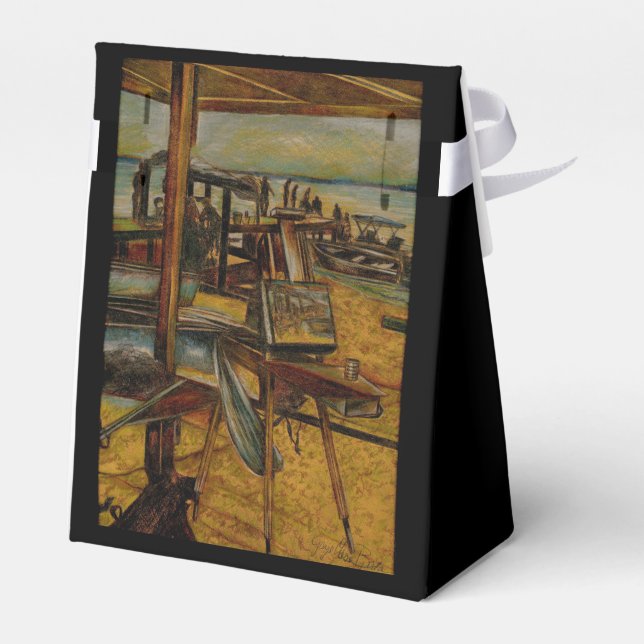 All Great Paintings Starts with One Brush Stoke Favour Box (Back Side)