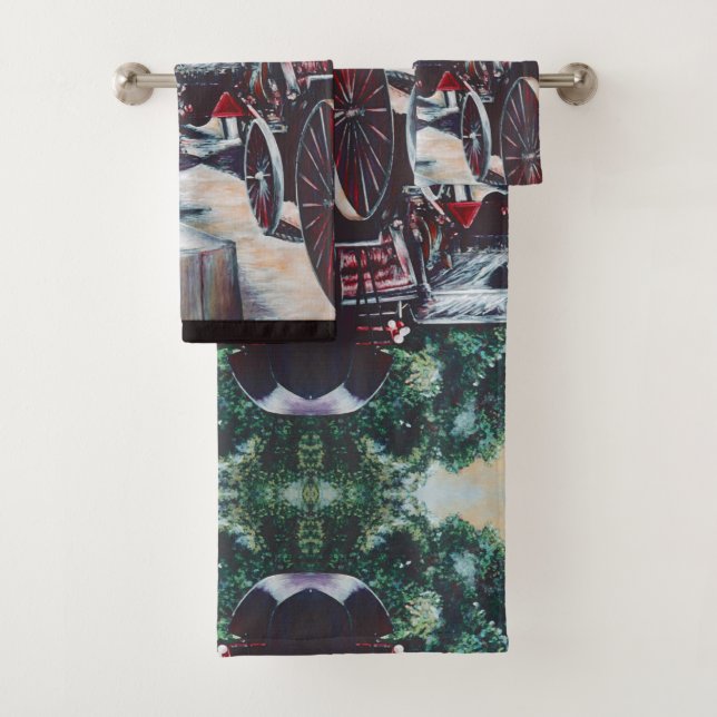 All Great Storms Announce themselves with a breeze Bath Towel Set (Insitu)