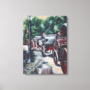 All Great Storms Announce themselves with a breeze Canvas Print