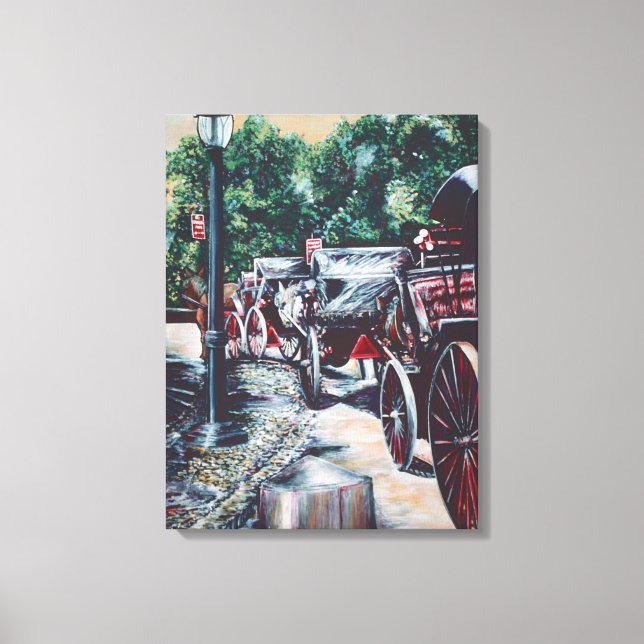 All Great Storms Announce themselves with a breeze Canvas Print (Front)