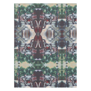 All Great Storms Announce themselves with a breeze Tablecloth