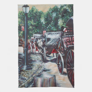 All Great Storms Announce themselves with a breeze Tea Towel