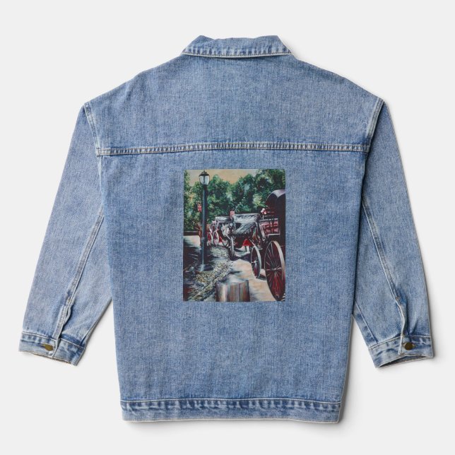 All Great Storms Announce themselves with a Single Denim Jacket (Back)