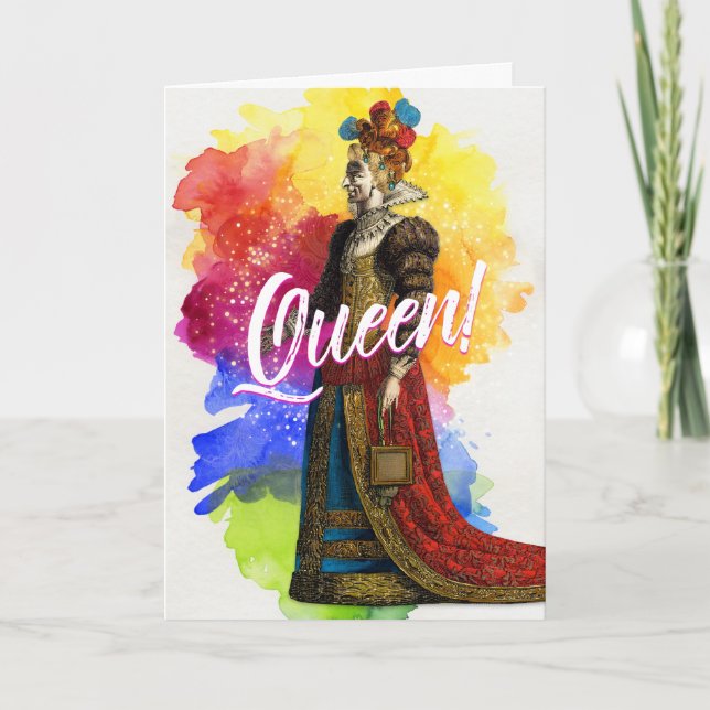 All Hail the Queen Greeting Card (Front)