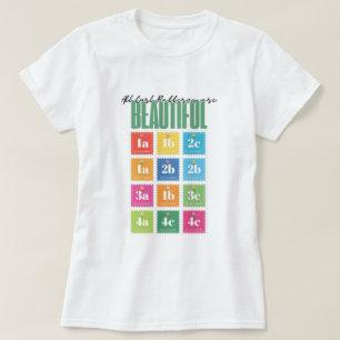 "All Hair Types are Beautiful" Curl Pattern Tee