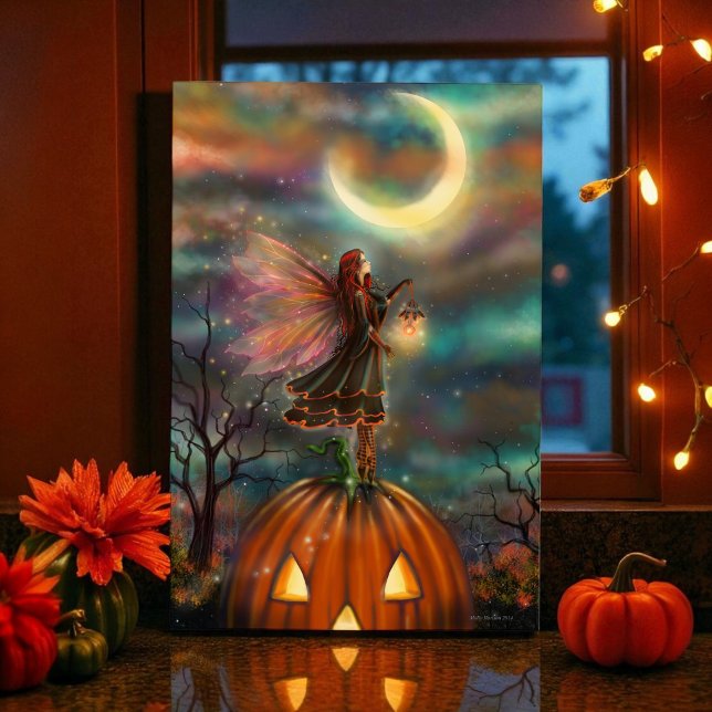 All Hallows' Eve Halloween Fairy Fantasy Art Card (Creator Uploaded)