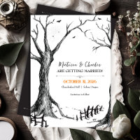 All Hallows Eve Halloween Tree Wedding