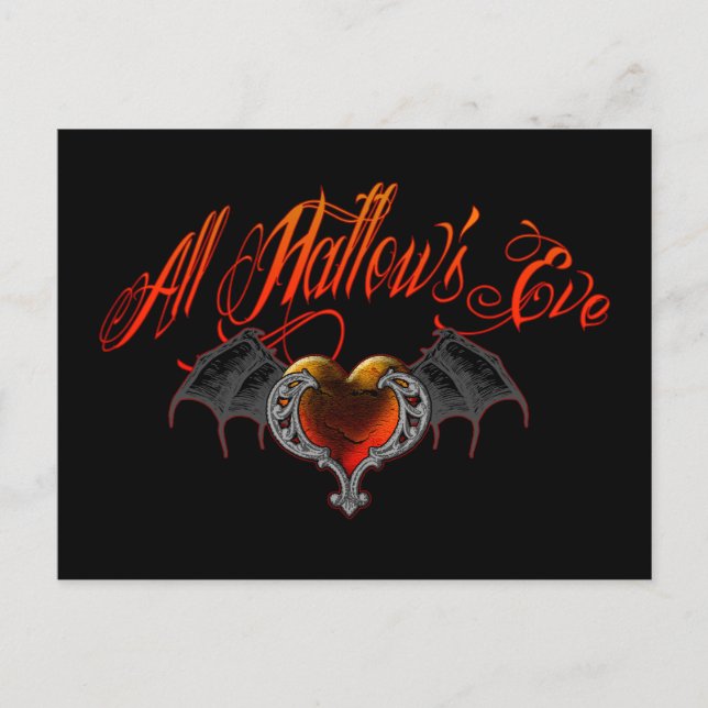 All Hallow's Eve Postcard (Front)