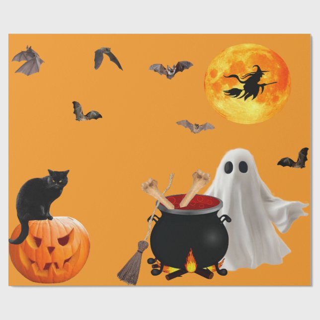 All Hallows Eve Wrapping Paper (Flat)