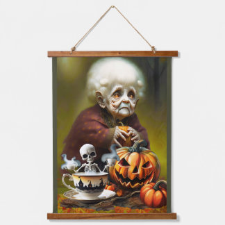 All Hallows Tea Time Hanging Tapestry