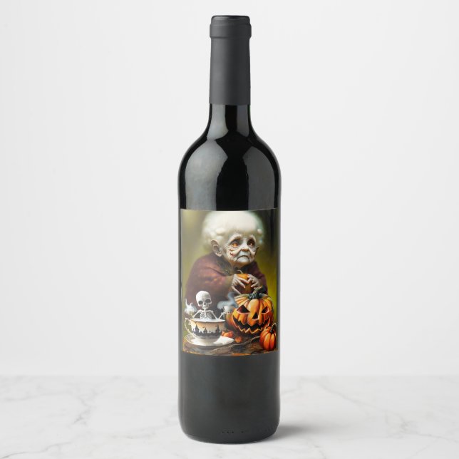 All Hallows Tea Time Wine Label (Front)